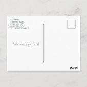 Chiropraktijk, chiropractor, Chiropraktijk Briefkaart (Achterkant)