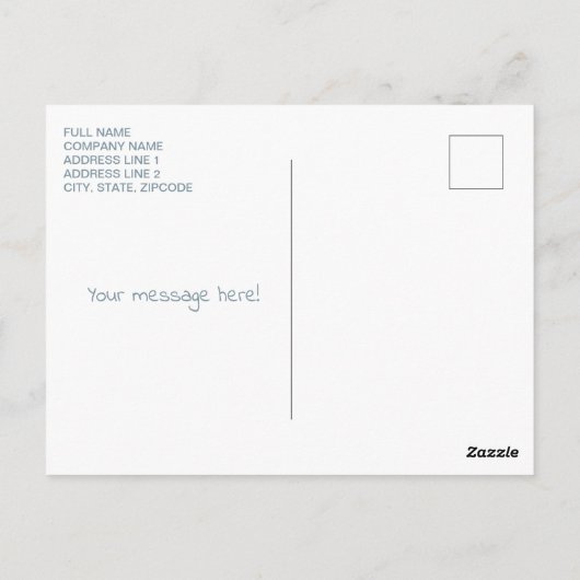 Chiropraktijk, chiropractor, Chiropraktijk Briefkaart (Achterkant)