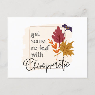 Chiropraktijk, chiropractor, Chiropraktijk Briefkaart