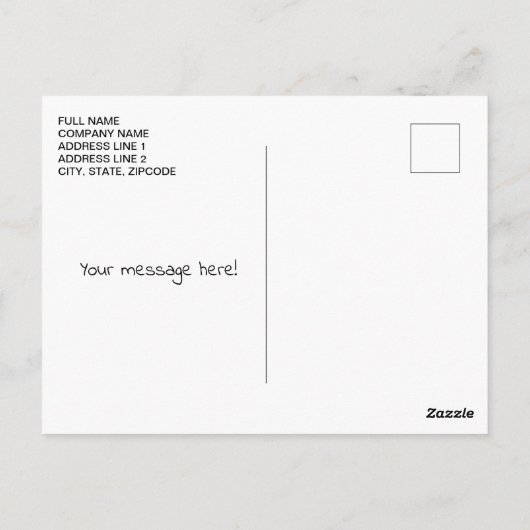 Chiropraktijk, chiropractor, Chiropraktijk Briefkaart (Achterkant)