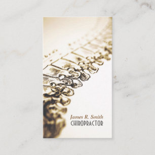 Chiropraktijk, chiropractor, Health Clinic Visitekaartje