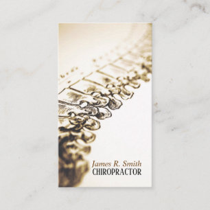 Chiropraktijk, chiropractor, Health Clinic Visitekaartje