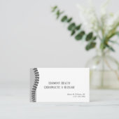 Chiropraktijk Clinic Health & Wellness Visitekaartje (Staand voorkant)