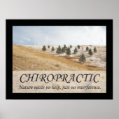 Chiropraktijk Quotes & Gezegden Natuur Poster (Voorkant)