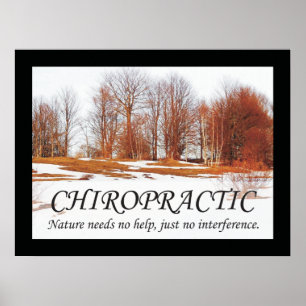 Chiropraktijk Quotes & Gezegden Natuur Poster