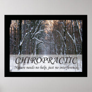 Chiropraktijk Quotes & Gezegden Natuur Poster