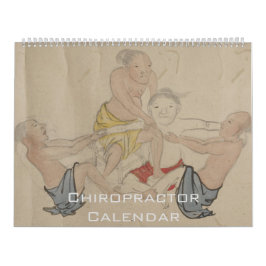 Chiropraktijk Therapistische Waterverf Kalender