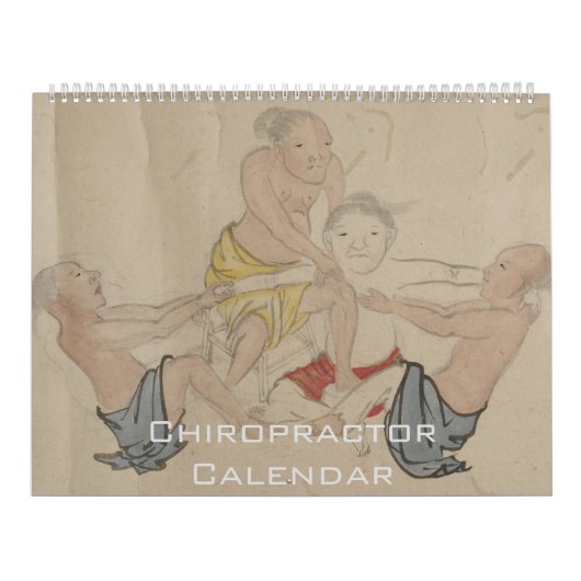 Chiropraktijk Therapistische Waterverf Kalender (Hoes)