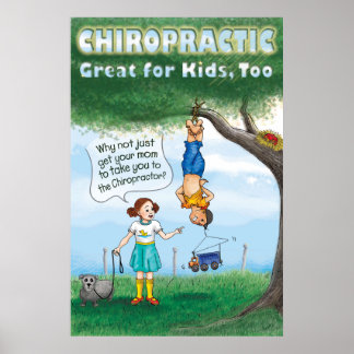 Chiropraktijk voor kinderen poster