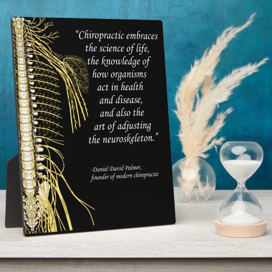 Chiropraktijkaanpassingsprijs Easel Fotoplaat (Zijkant)