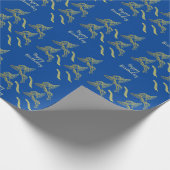 Chiropraktijkartsymbool en ruggengraat cadeaupapier (Hoek)