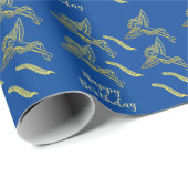 Chiropraktijkartsymbool en ruggengraat cadeaupapier (Rol Hoek)