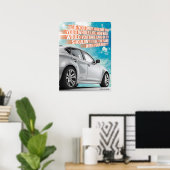 Chiropraktijkauto-Poster Poster (Thuiskantoor)