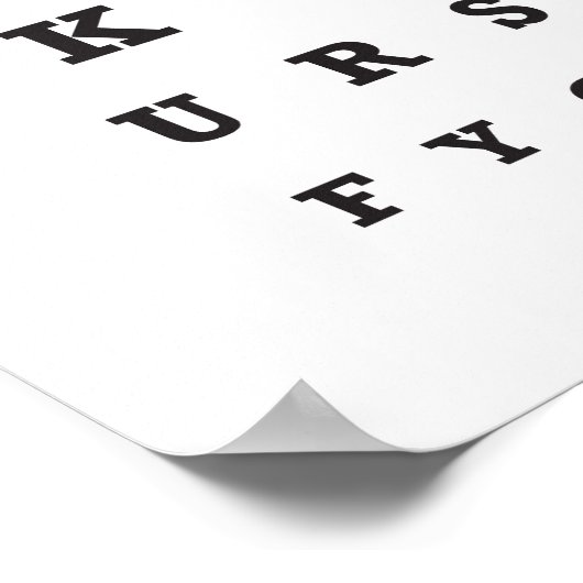 Chiropraktijkbericht 1 Poster van de ooggrafiek (Hoek)