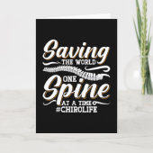 Chiropraktijkbeschermer van de wereld kaart (Voorkant)