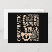 Chiropraktijkgerichte therapeutische chiparts Chir Briefkaart (Voorkant / Achterkant)