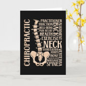 Chiropraktijkgerichte therapeutische chiparts Chir Kaart (Gele Bloem)