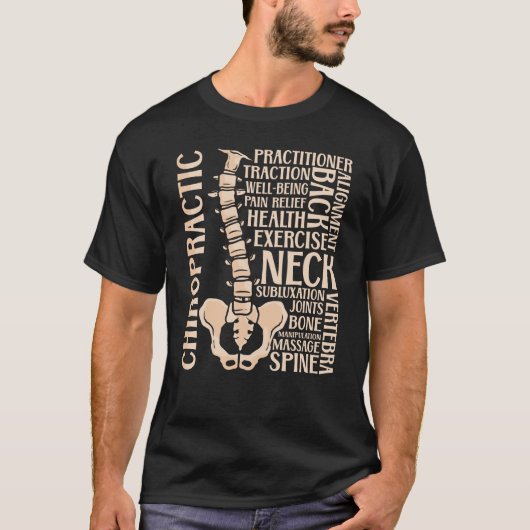 Chiropraktijkgerichte therapeutische chiparts Chir T-shirt (Voorkant)