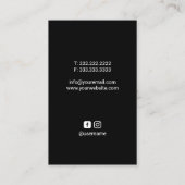 Chiropraktijkgerichte wervelkolom Aanpassen van th Visitekaartje (Achterkant)