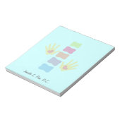 Chiropraktijkhandjes Aangepast Notitieblok (Linkerzijde)