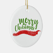 Chiropraktijkkerstmis, Chiropraktijkcadeau, chiro Keramisch Ornament (Rechts)