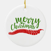 Chiropraktijkkerstmis, Chiropraktijkcadeau, chiro Keramisch Ornament (Achterkant)