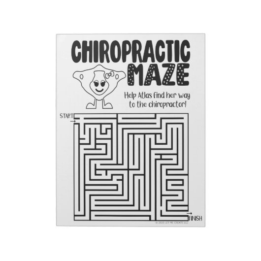 Chiropraktijkpagina, Chiropraktijk Notitieblok (Linkerzijde)