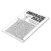 Chiropraktijkpagina, Chiropraktijk Notitieblok (Schuin)