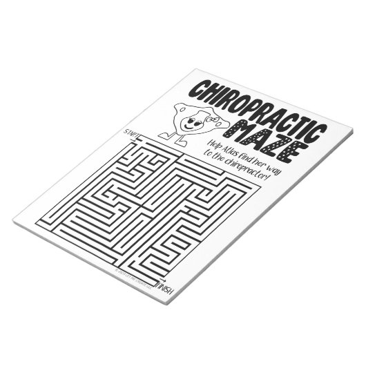 Chiropraktijkpagina, Chiropraktijk Notitieblok (Schuin)