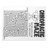 Chiropraktijkpagina, Chiropraktijk Notitieblok (Voorkant)