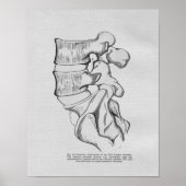 Chiropraktijkvertebrale subluxe  afdruk poster (Voorkant)