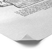 Chiropraktijkvertebrale subluxe  afdruk poster (Hoek)