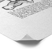 Chiropraktijkvertebrale subluxe  afdruk poster (Hoek)