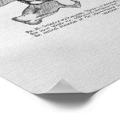 Chiropraktijkvertebrale subluxe afdruk poster (Hoek)