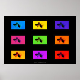 Chiropraktisch Poster: Lumbar Vertebrae Funk Poster