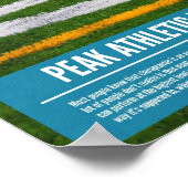 Chiropraktisch poster - topprestaties voor atleet (Hoek)