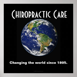 Chiropraktisch Poster: Verandering van de wereld s Poster