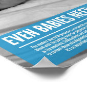 Chiropraktisch poster - zuigelingen moeten ook wor (Hoek)