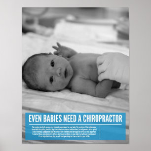 Chiropraktisch poster - zuigelingen moeten ook wor