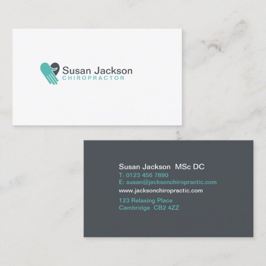 Chiropraktisch Visitekaartje (Voorkant / Achterkant)