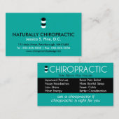 Chiropraktische bijwerkingen kunnen Chiropractor o Visitekaartje (Voorkant / Achterkant)