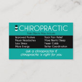 Chiropraktische bijwerkingen kunnen Chiropractor o Visitekaartje (Achterkant)