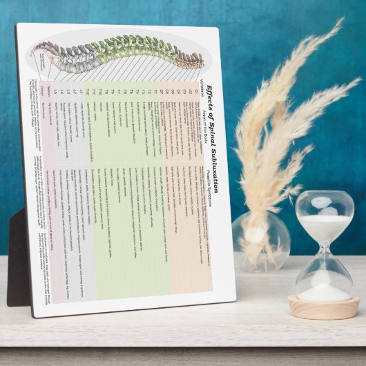 Chiropraktische effecten van ruggegraatsubluxe Eas Fotoplaat (Zijkant)