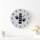 Chiropraktische handen en een ruggengraat van de L Grote Klok (Huis)