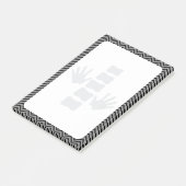 Chiropraktische handen en ruggengraat-Logo-Post-it Post-it® Notes (Schuin)