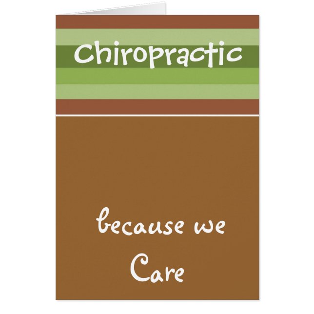 Chiropraktische zorg (Voorkant)