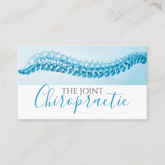 Chiroprator Chiropractische Gezondheid Visitekaartje (Voorkant)