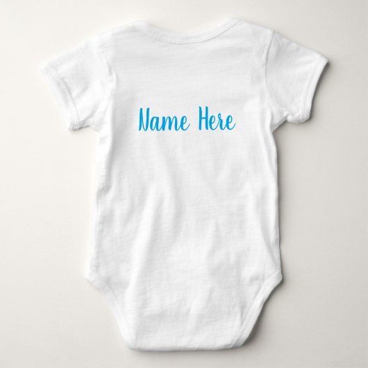 Chirp Chirp Baby Chick Easter Outfit Romper (Achterkant)