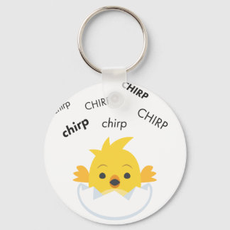 Chirp Hatching Chick Cute Emoji Sleutelhanger
