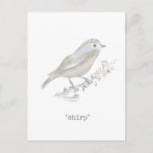 Chirp Little Finch Briefkaart (Voorkant)